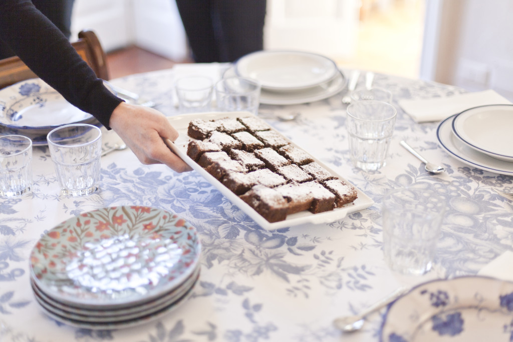 American brownie desert. 